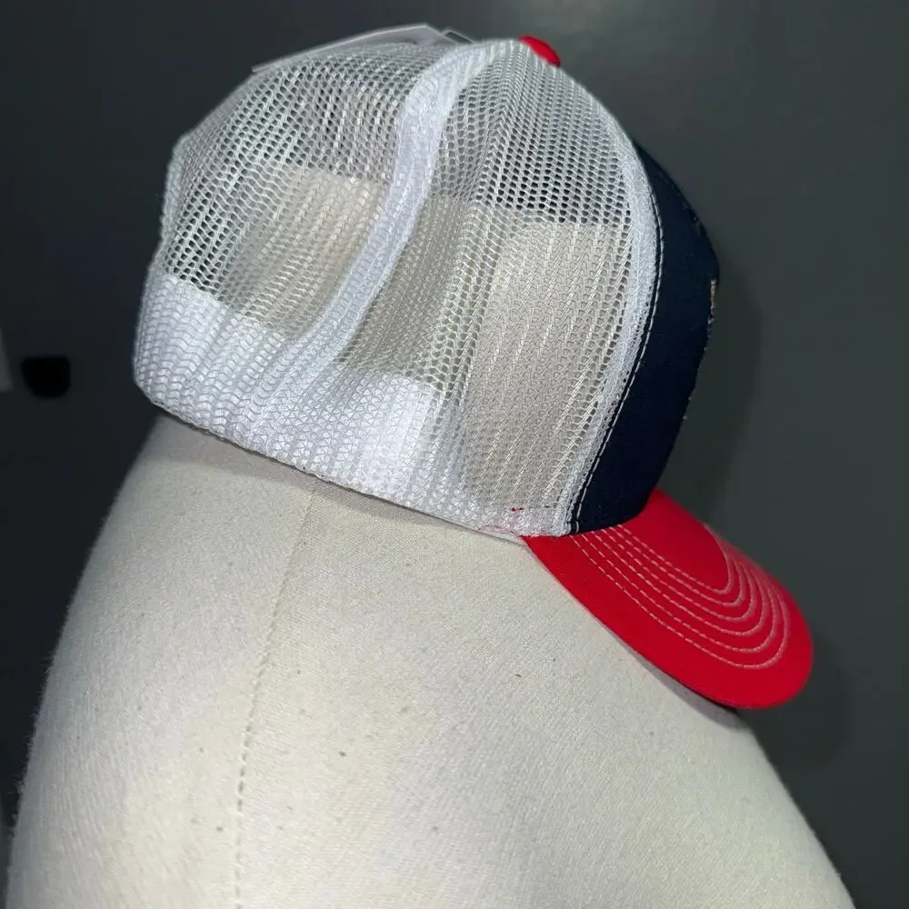 Vintage Style Patriotic Eagle Trucker Hat